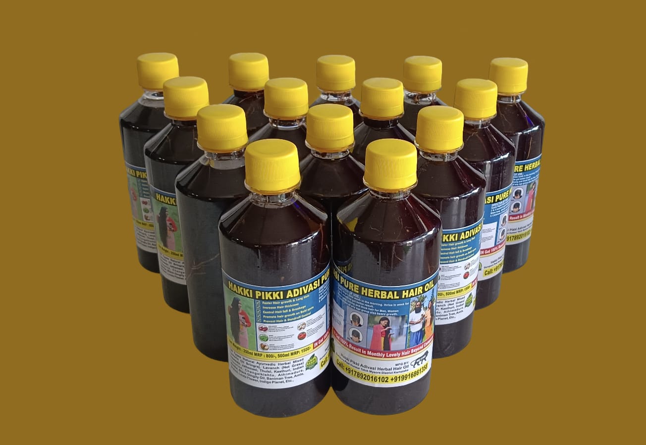 Hakki Pikki Adivasi Harbal hair Oil